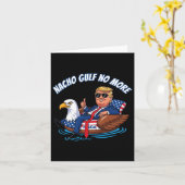 Funny Trump Nacho Gulf No More Shirt Political Car カード (黄色い花)