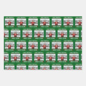 Funny Trump Santa Hat Make Christmas Great Again ラッピングペーパーシート (正面3)