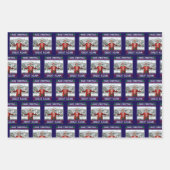 Funny Trump Santa Hat Make Christmas Great Again ラッピングペーパーシート (正面2)