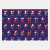 Funny Trump Santa's Favorite President Christmas ラッピングペーパーシート (正面2)