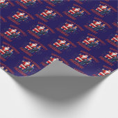 Funny Trump Santa's Favorite President Christmas ラッピングペーパー (角)