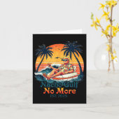 Funny Trump Shirt Nacho Gulf No More Trump Merchan カード (黄色い花)