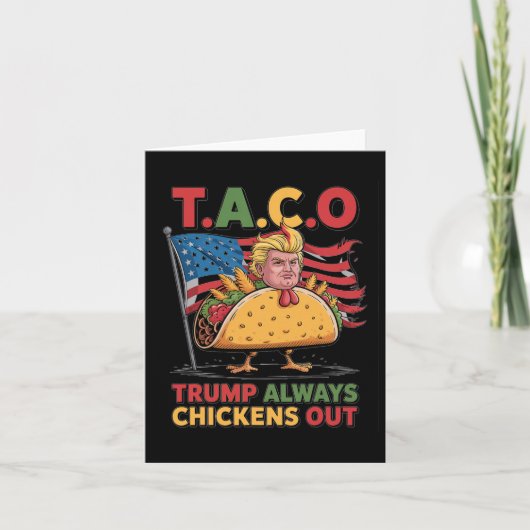 Funny Trump Taco Trump  カード (正面)