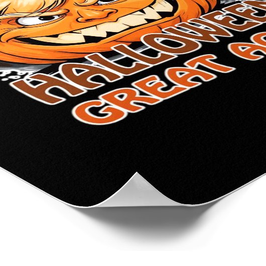 Funny Trumpkin - Let's Make Halloween Great Again  ポスター (角)