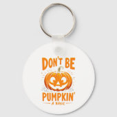 Funny “Trumpkin Spice & Everything Nice” Halloween キーホルダー (裏面)