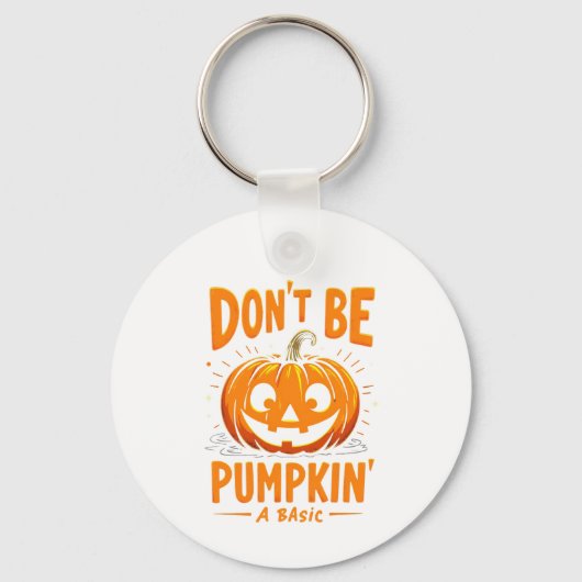 Funny “Trumpkin Spice & Everything Nice” Halloween キーホルダー (裏面)