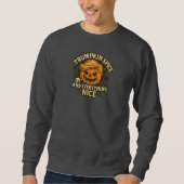 Funny “Trumpkin Spice & Everything Nice” Halloween スウェットシャツ (正面)