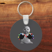 Funny Tuff Baby Ai Gloving Meme  キーホルダー (正面)