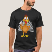 Funny Turkey Baseball Game Day Thanksgiving Tシャツ (正面)