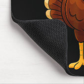 Funny Turkey Body Costume Thanksgiving Men Women K マウスパッド (コーナー)