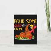 Funny Turkey Day Thanksgiving Gift Tee Ur Some Gra カード (正面)