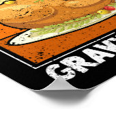 Funny Turkey Dinner Thanksgiving Pour You ポスター (角)