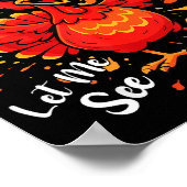 Funny Turkey Gravy Beans And Rolls Cerole Thanksgi ポスター (角)