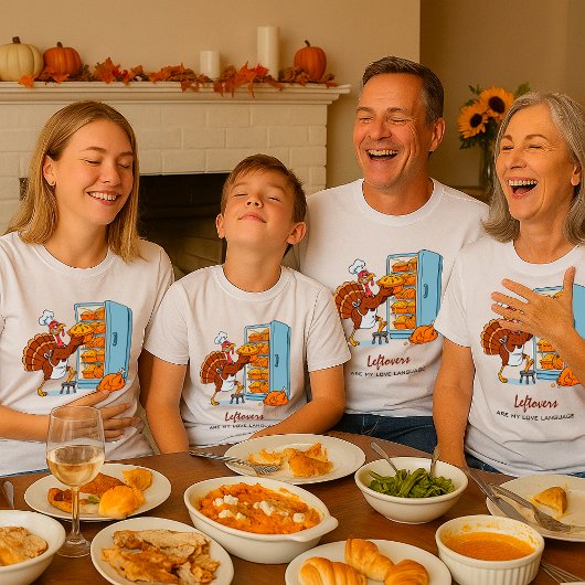 Funny Turkey Thanksgiving Leftovers Food Lovers Tシャツ