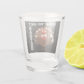 Funny Turkey Time To Get Basted Thanksgiving ショットグラス (裏面)