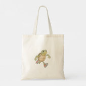 Funny Turtle Cartoon Tote Bag トートバッグ (裏面)
