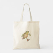 Funny Turtle Cartoon Tote Bag トートバッグ (裏面)