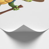 Funny Turtle Hiking Graphic Camping Lover Adventur ラッピングペーパー (角)