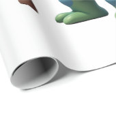 Funny Turtle Hiking Graphic Camping Lover Adventur ラッピングペーパー (ロールコーナー)