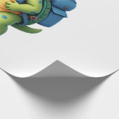 Funny Turtle Hiking Graphic Camping Lover Adventur ラッピングペーパー (角)