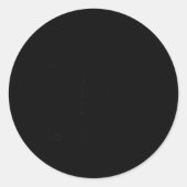 Funny Two Faced Penny Quote Skull Dark Humor Tee ラウンドシール (正面)