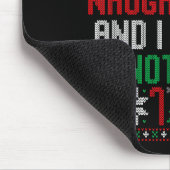 Funny Ugly Christmas I Regret Nothing Xmas Gift  マウスパッド (コーナー)