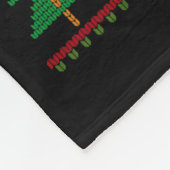 Funny Ugly Christmas Sweater Emotional Suprt Cowor フリースブランケット (角)