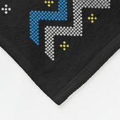 Funny Ugly Hanukkah Sweater Lets Get Lit Menorah J フリースブランケット (角)