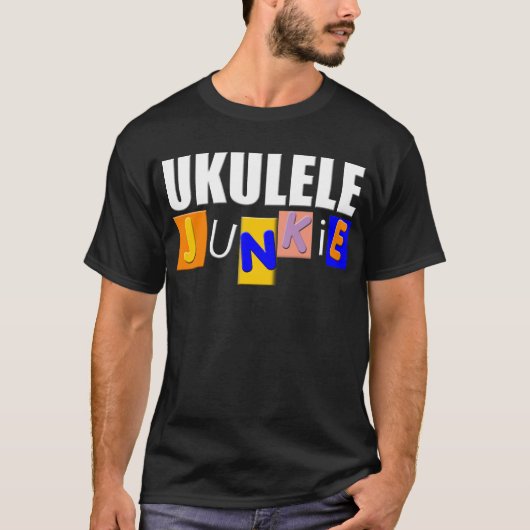 Funny Ukulele Tシャツ (正面)
