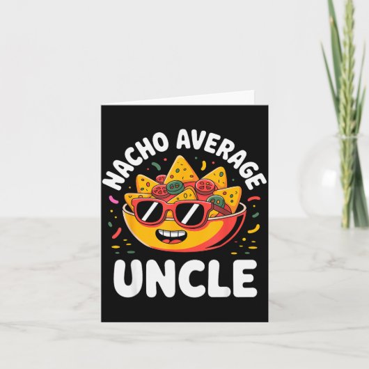 Funny Uncle Design For Uncle Men First Time Uncle カード (正面)