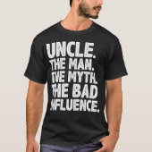 Funny Uncle Design For Uncle Men First Time Uncle  Tシャツ (正面)