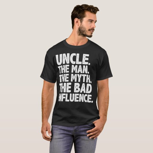 Funny Uncle Design For Uncle Men First Time Uncle  Tシャツ (正面フル)