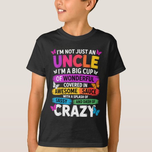 Funny Uncle Quote Sy Cool Uncle Men  Tシャツ (正面)