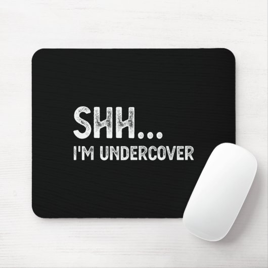 Funny Undercover Cop Easy Costume Lice  マウスパッド (マウス)