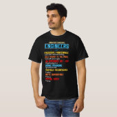 Funny Understanding Engineers and Funny Engineerin Tシャツ (正面フル)