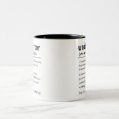 Funny Underwriter Definition ツートーンマグカップ (中央)