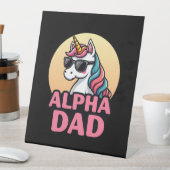 Funny Unicorn Dad Laufey Men Father's Day Christma 台座サイン (インサイチュ)