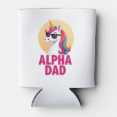 Funny Unicorn Dad Laufey Men Father's Day Christma 缶クーラー (正面)