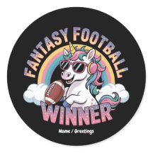 Funny Unicorn Fantasy Football Winner 2025 Style