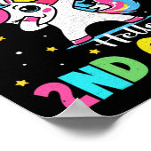 Funny Unicorn Good ポスター (角)