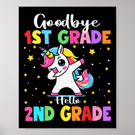 Funny Unicorn Good ポスター (正面)