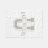 Funny University Of Hard Knocks Affirmation Colleg フリースブランケット (正面(横))