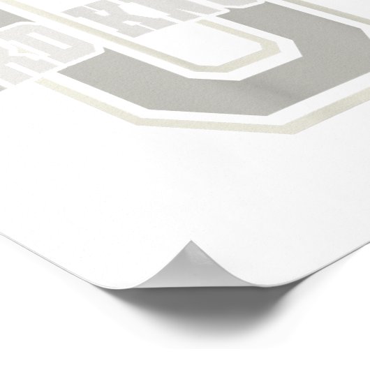 Funny University Of Hard Knocks Affirmation Colleg ポスター (角)