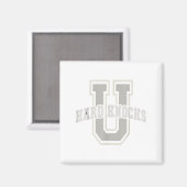 Funny University Of Hard Knocks Affirmation Colleg マグネット (正面/裏面)