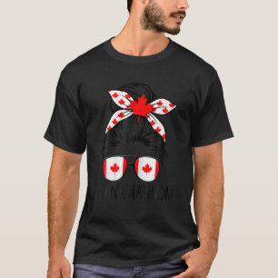 Funny US EH Lip Canada Day American Canadian Flag Tシャツ