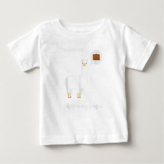 Funny Vacation Alpaca my bags t-shirt ベビーTシャツ