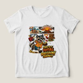 Funny Vacation Chaos Cartoon Design トライブレンドＴシャツ