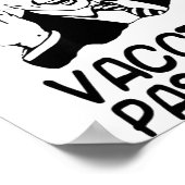 Funny Vaccine Prt Vaccination Fully Vaccinate  ポスター (角)