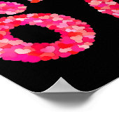 Funny Valentine 6 7 Meme Boy Six Seven Hearts Gen  ポスター (角)