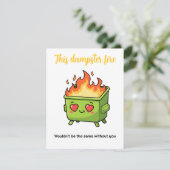 Funny Valentine Card for Boyfriend or Girlfriend シーズンカード (スタンド正面)